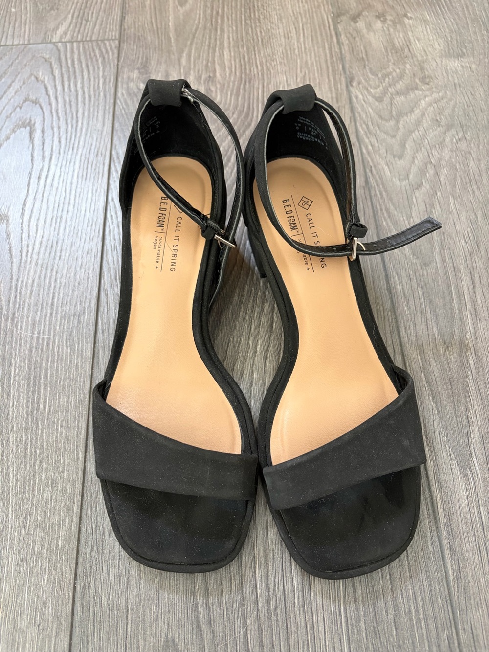 Black Block Heels